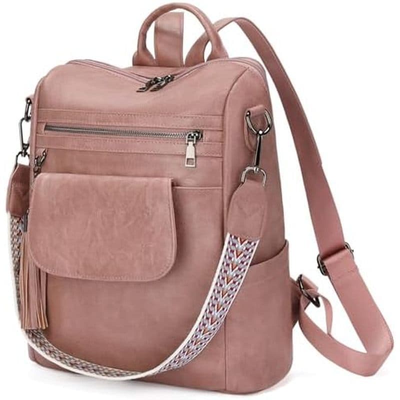 GAEKEAO Mochila Bolsa Para Mulheres Couro Do Plutônio Anti-Roubo Senhoras Conversível Grande Designer De Viagem Moda De