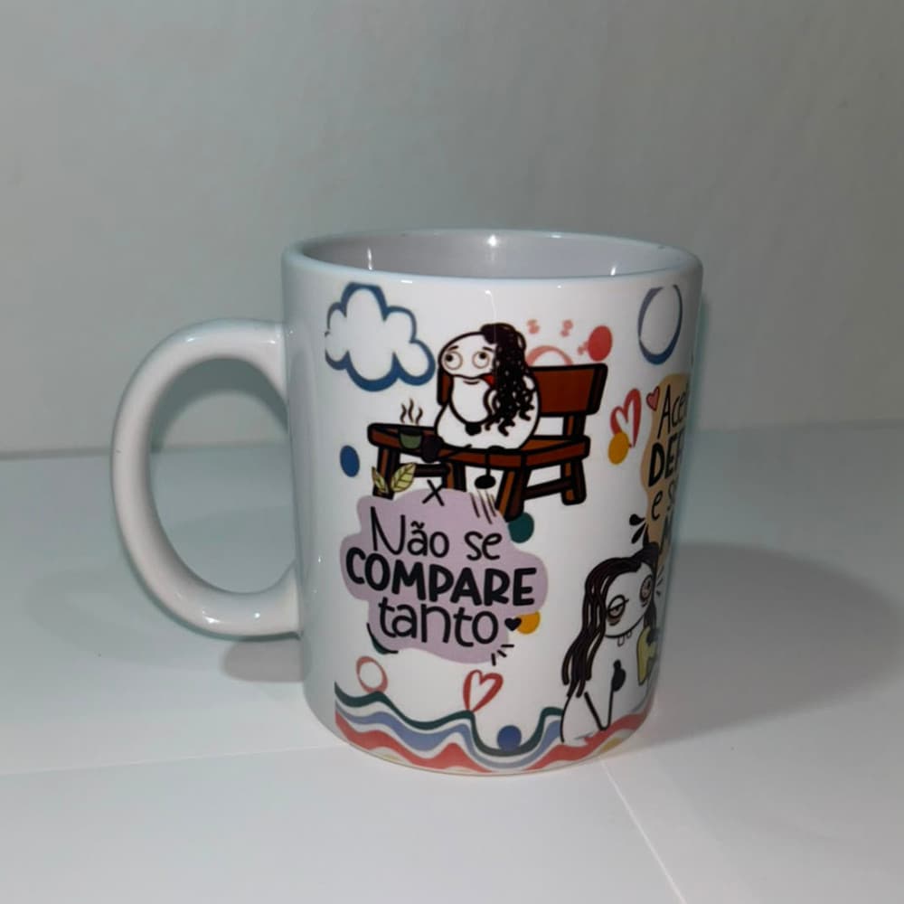 Caneca motivacional flork personalizada