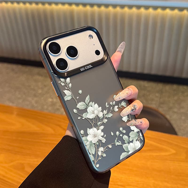 Capa de proteção completa para celular, feita de acrílico, compatível com iPhone 17 16 15 14 13 12 11 Plus Pro Max Air