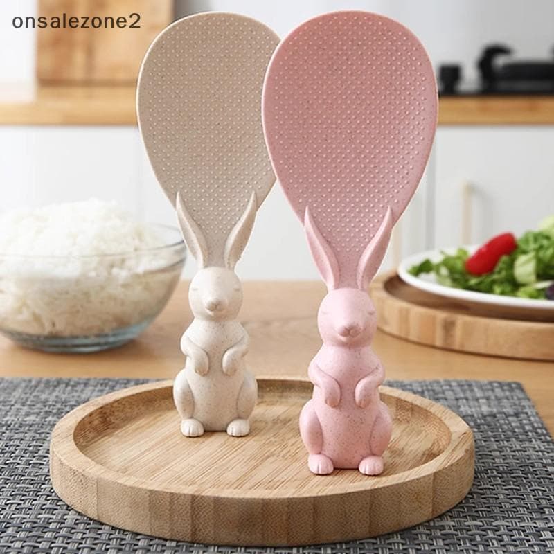 Colher De Arroz ONS Premium Rabbit Design Com Recurso De Pé Para Panelas BR