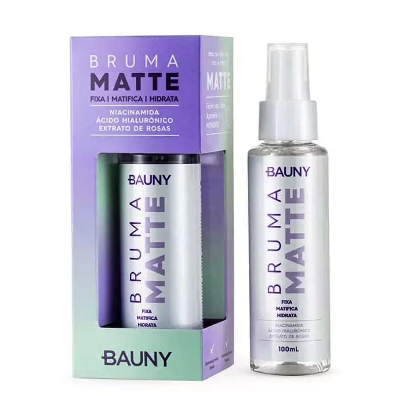 Bruma Fixadora Matte 100ml - Bauny Cosméticos