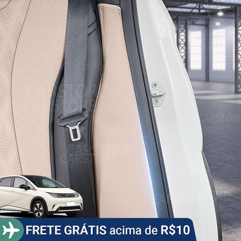 Para BYD Dolphin GS Edition, Protetores em Ambos os Lados do Banco Traseiro, Adesivos de Couro Anti-Risco TVQL