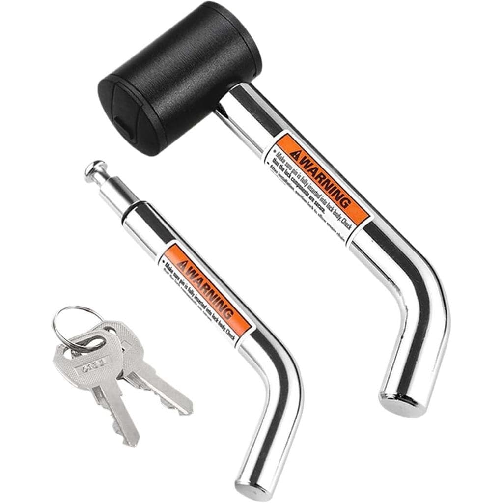 Trava de Pino para Engate de Reboque, Pino de Travamento Duplo Antifurto para Receptores de 1-1/4", 2" e 2-1/2", Pino de