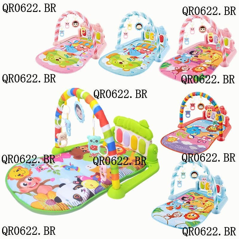 Tapete de atividades bebê /Tapete Infantil Com Pedal De Música Piano/Para Bebê De 0-24 Mes