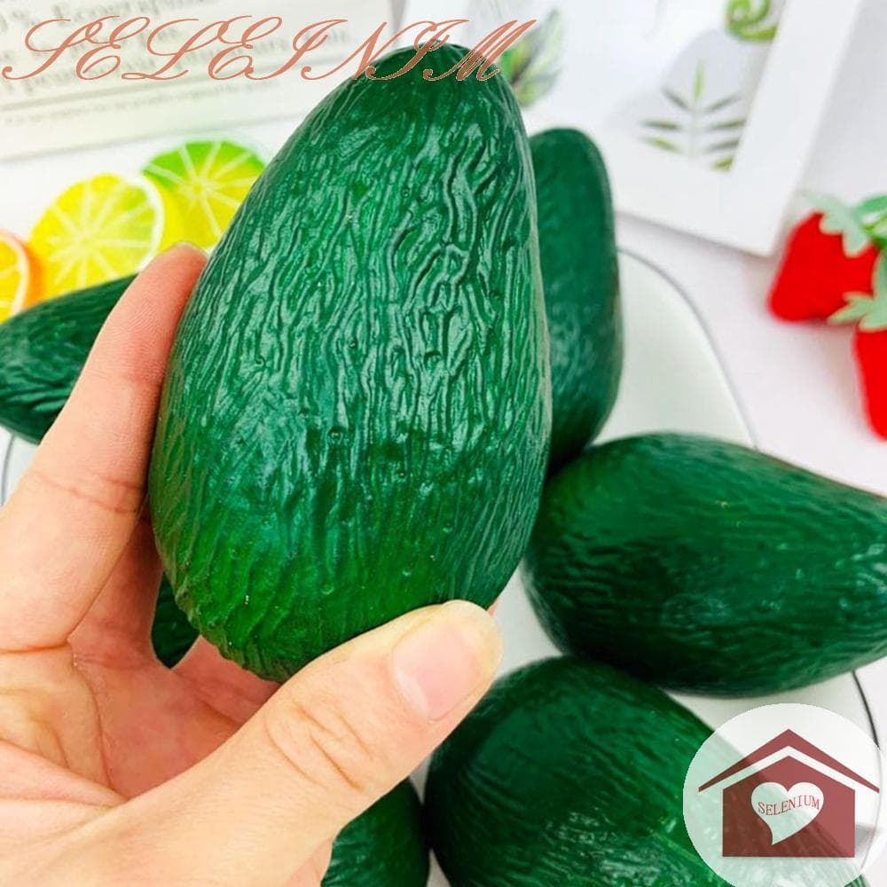 Decoração De Mesa Selênio , 1 Peça De Frutas Falsas Para Casa , Loja , Abacate Artificial De Plástico Realista De Jardim