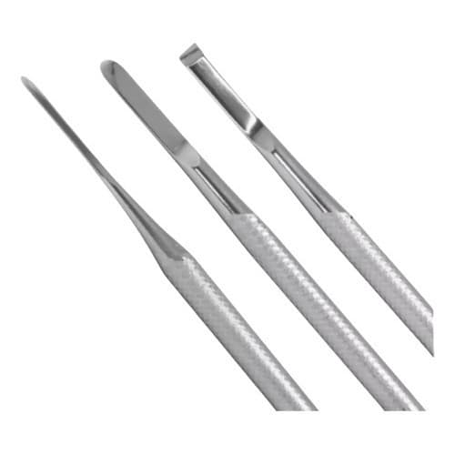 Kit 3 peças Desencravadores De Unha do pé -  206,  214 E  254 podologia manicure inox afiado