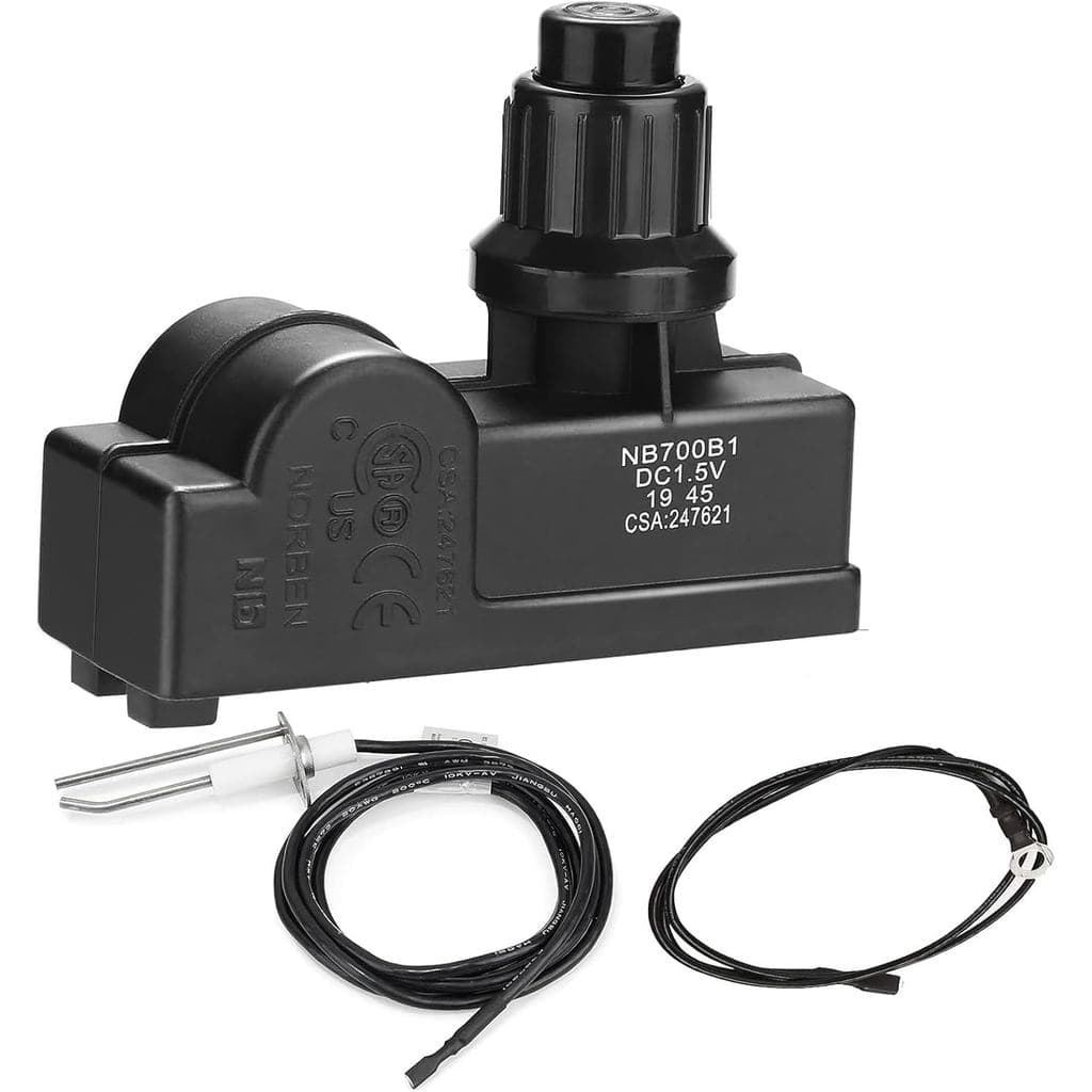 Kit de Substituição de Acionador de Ignição por Botão Elétrico para Sistema de Queimador a Gás de Lareira Externa. Acion