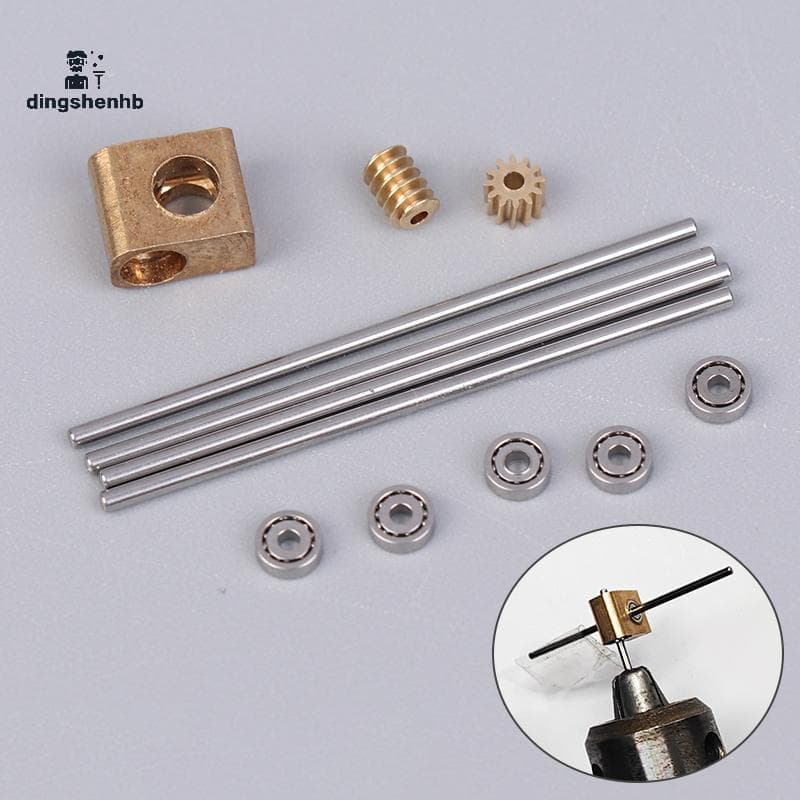 dingshenhb 0.2M Turbina Engrenagem Sem-Fim Micro 90 ° Caixa De Transmissão 12 Vezes Mecanismo De Redução Velocidades DIY