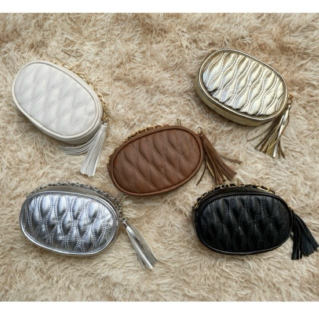 Bolsa Feminina Bordada Pequena Estilosa Luxo Elegante Dia a Dia Várias Cores Bolsa Redonda Mulher