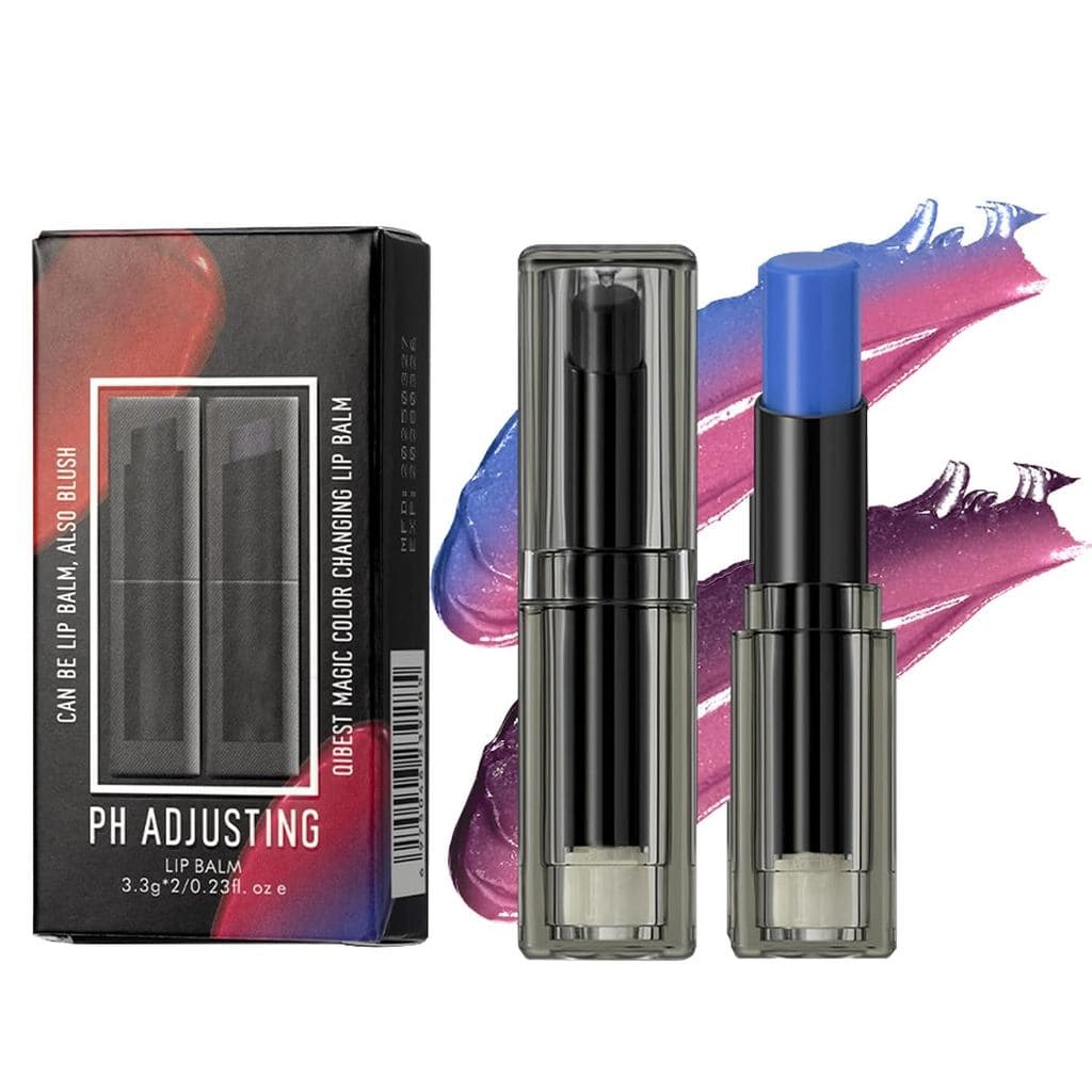 Batom que muda de cor, protetor labial que muda de cor - conjunto de 2 batons coloridos, reativo à temperatura, adequado