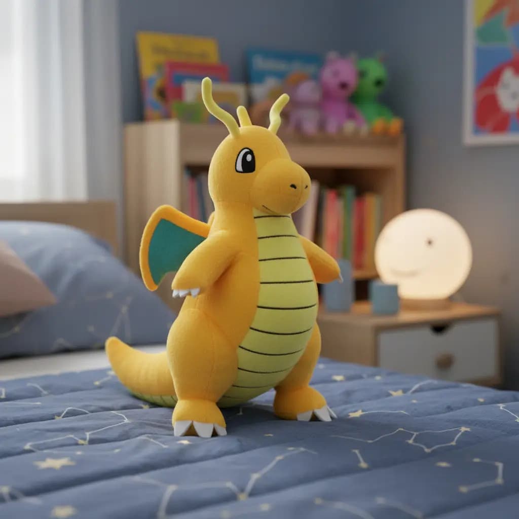 Dragonite Pokémon Pelúcia Boneco A Pronta Entrega 23 Cm