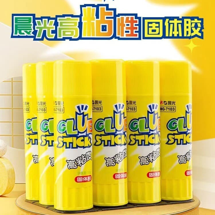 Chenguang cola em bastão cola sólida alta viscosidade escritório cola financeira crianças jardim de infância classe arte