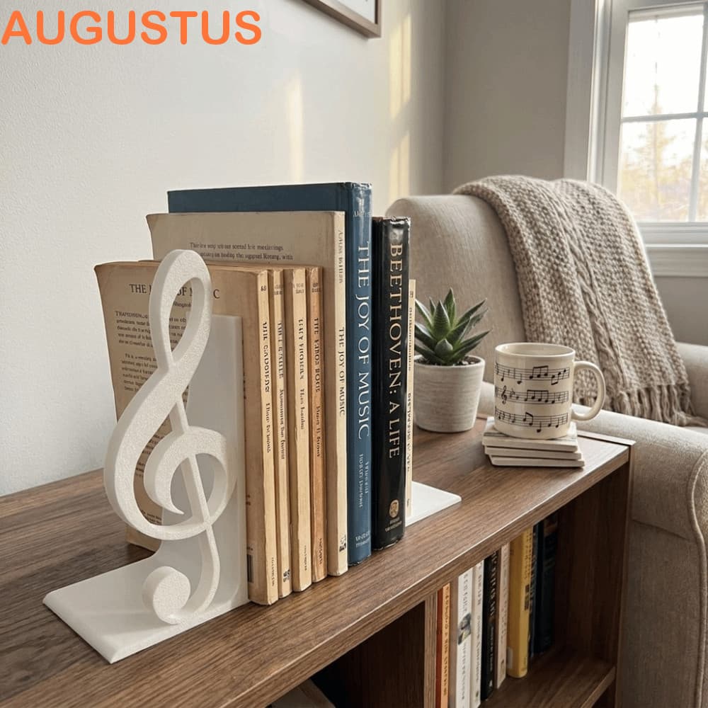 Suporte Para Livros De Notas Musicais AUGUSTUS , Suportes Elegantes E Antiderrapantes , Ornamento Musical Exclusivo Mode