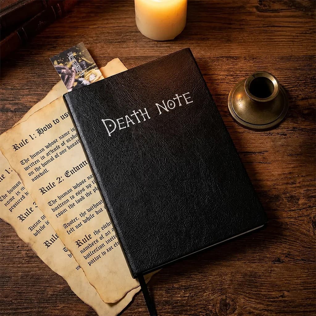 Anime Death Note Journal Notebook Com Caneta De Pena Cosplay Prop Réplica Manga Mercadoria Forrado Diário De Escrita Pla