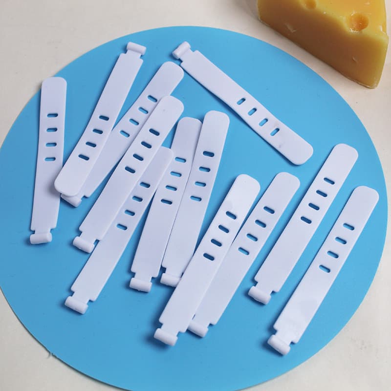 Organizador de armazenamento de cabo de dados cinta branca quatro furos Hub cabo gravata Silicone cabo organizador conju
