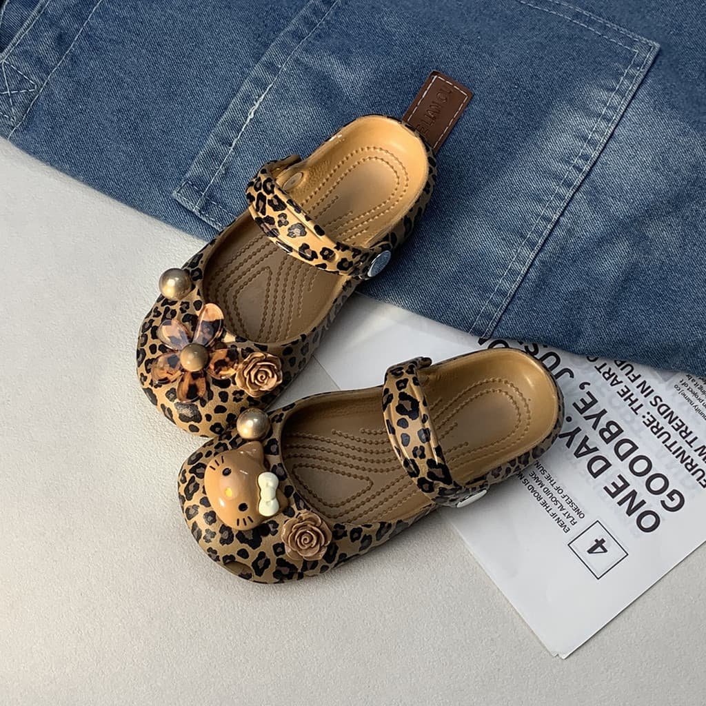 6 cores crianças buraco sapatos Ballet oco sandálias Anti-deslizamento exterior usar meninas sandálias de verão chinelos