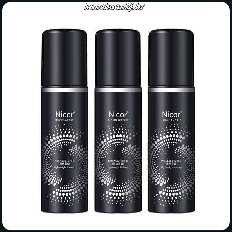 Xiaoyu Begonia Spray de configuração de maquiagem de longa duração à prova d'água sem tirar maquiagem Anti-suor controle