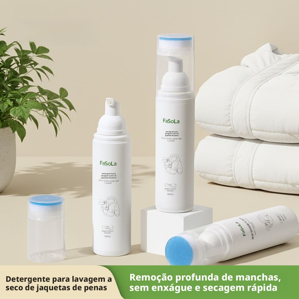 Agente de limpeza de jaqueta acolchoada roupas de inverno dedicado sem lavagem fofo remover manchas ferramenta útil para