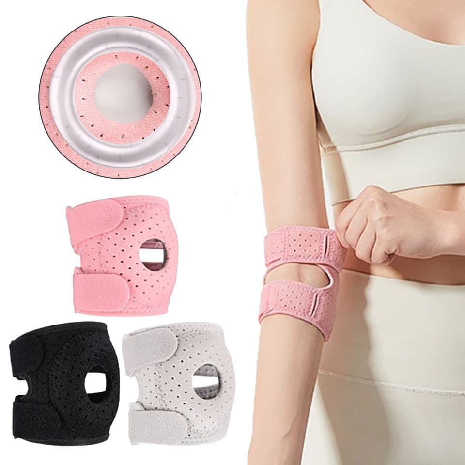 Esporte Ajustável Silicone Respirável Cotovelo Guarda Suporte Anticolisão Tênis Basquete