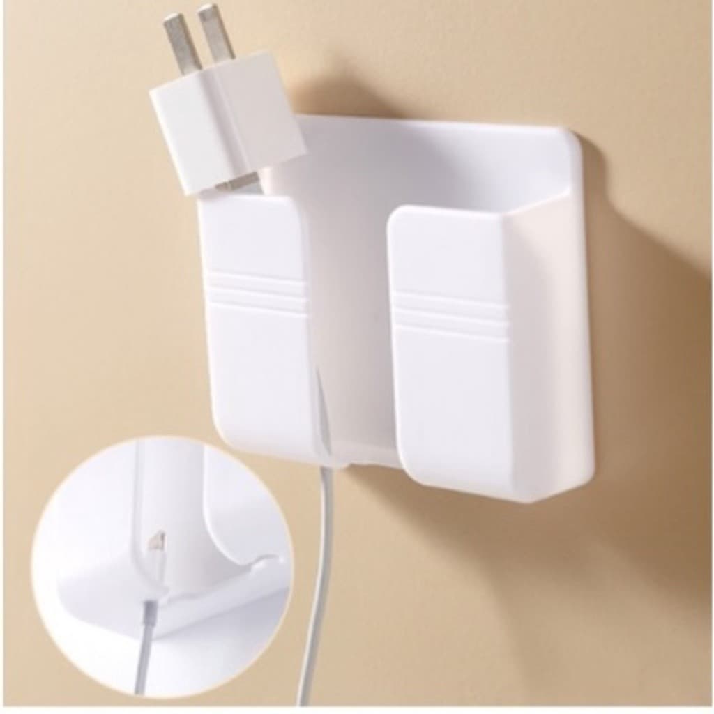 Suporte Multiuso De Parede Para Celular Controle Plástico Para Carregar Celular.