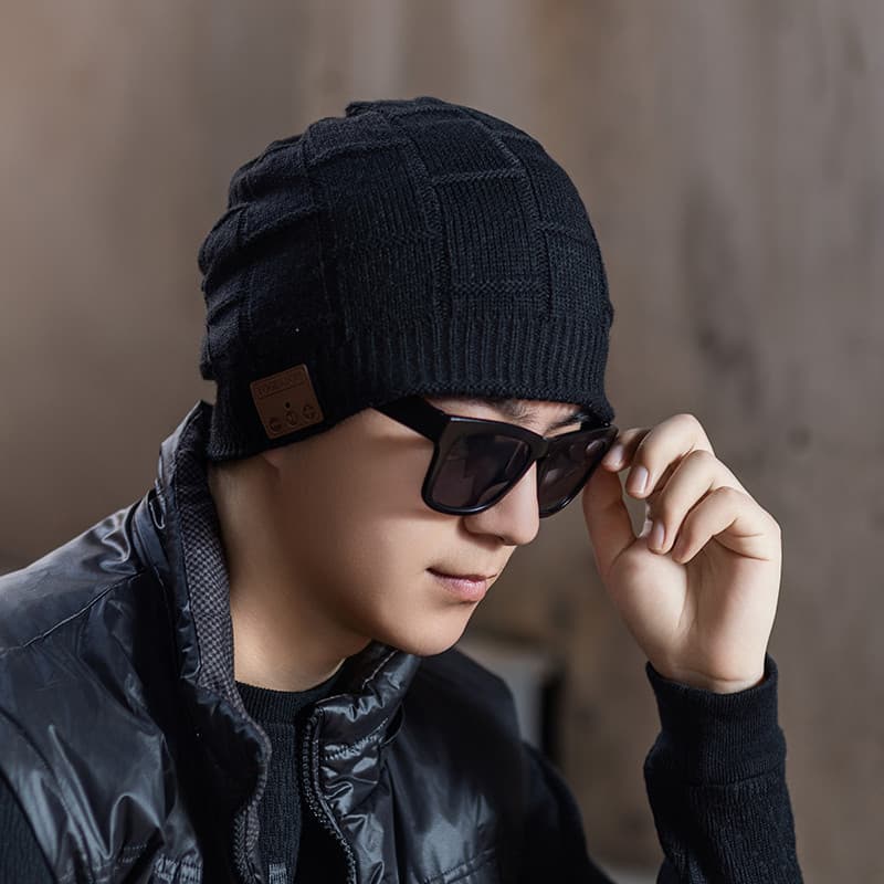 Chapéu masculino estilo inverno 2025 novo estilo moda masculina chapéu de malha inverno quente à prova de frio capuz lã