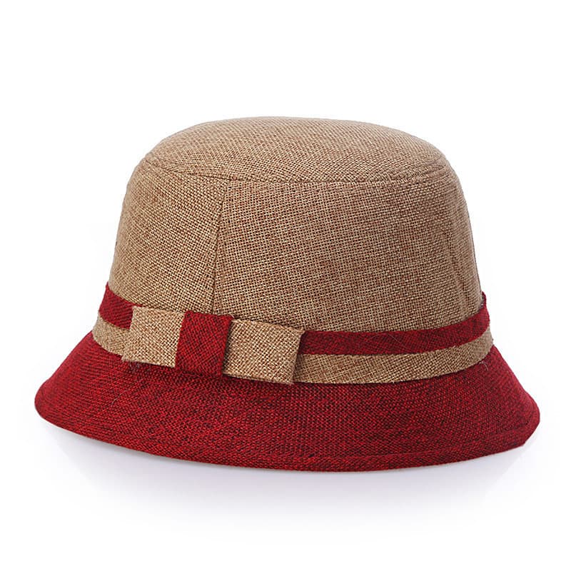 Chapéu para mulheres idosas de meia-idade, chapéu superior estilo fino, chapéu de mãe, chapéu de sol, primavera verão, c