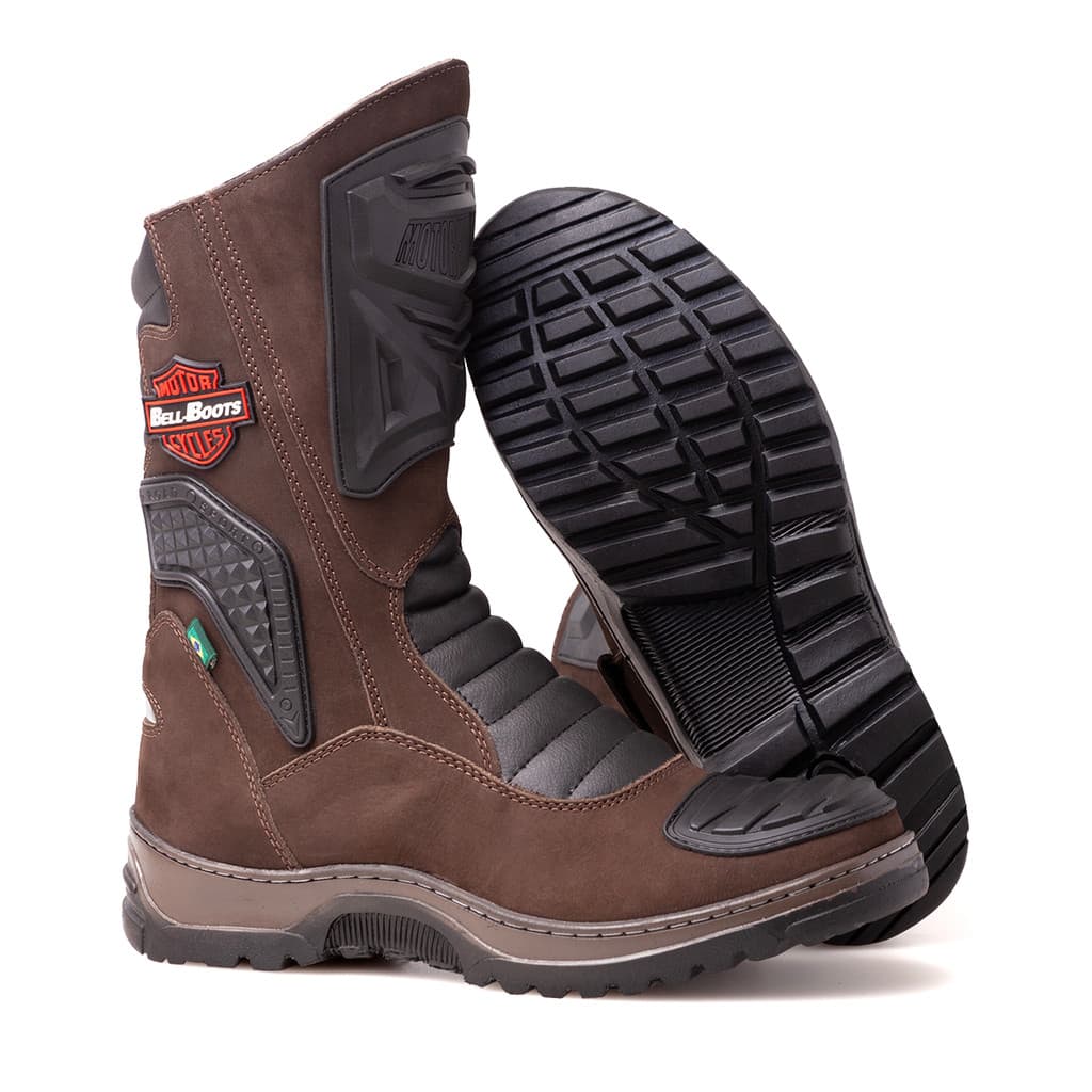 Bota Motociclista Strom 4000 Couro Legítimo