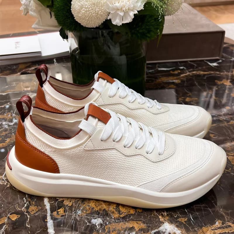 Novos sapatos masculinos de 2026, sapatos casuais da moda, tênis esportivos, estilo de luxo leve.