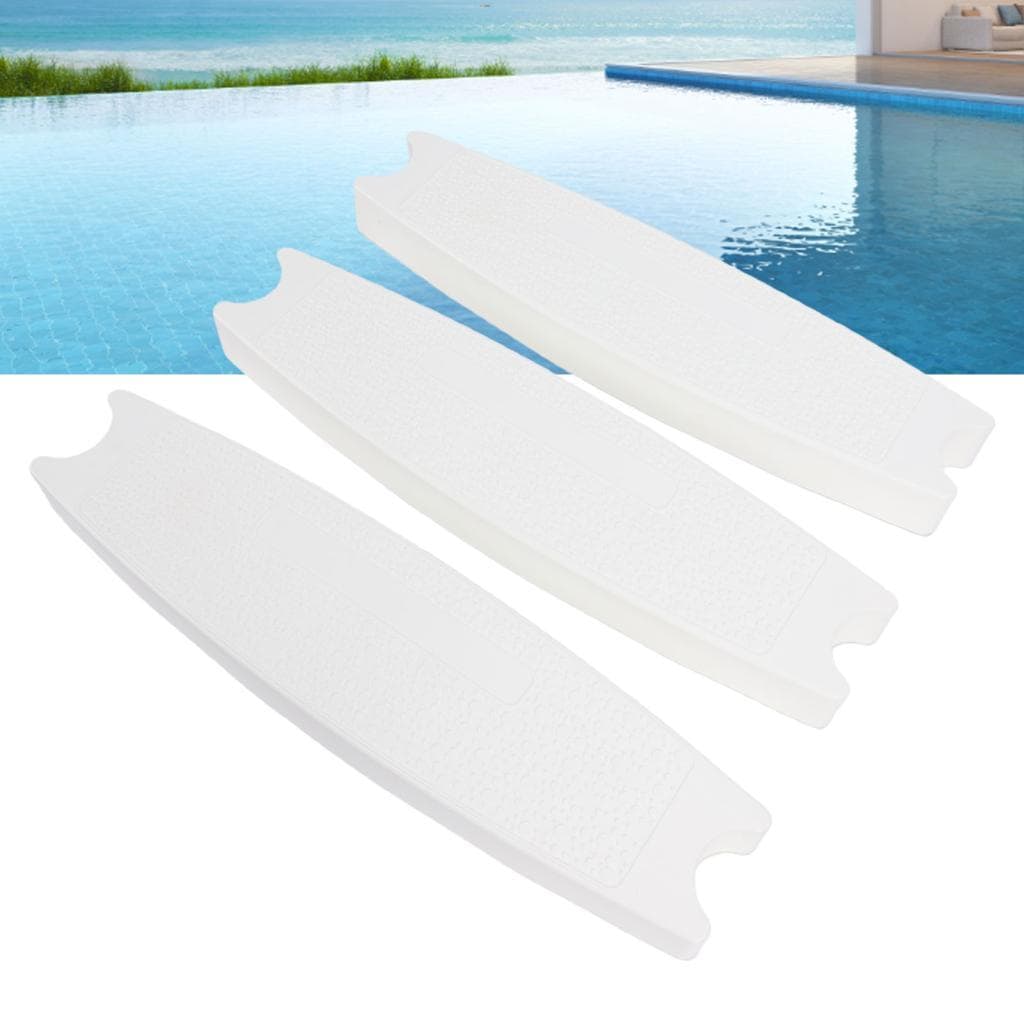 3 peças de degraus de escada de piscina de substituição degrau de natação para piscinas subterrâneas acima do solo com