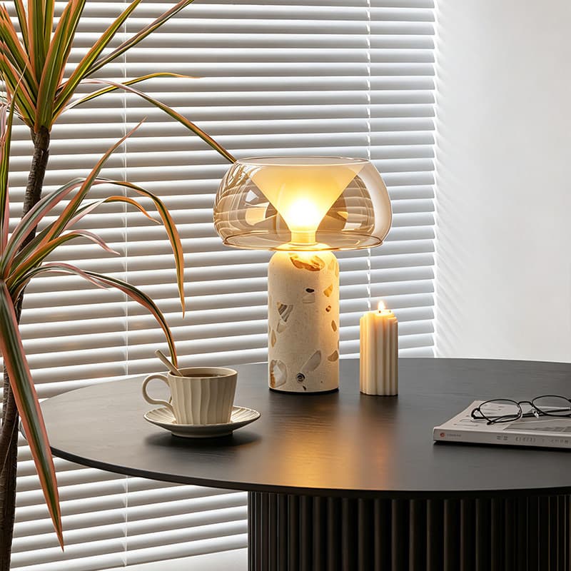 Abajur De Mesa Terrazzo Italiano Design Moderno Minimalista Abajur De Cabeceira Para Quarto Lampu Meja