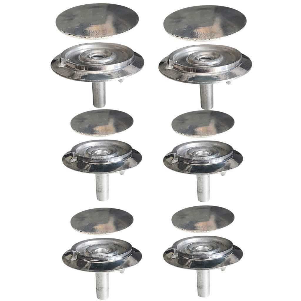 kit 6 queimadores + 6 espalhadores para fogao continental spazio 2g4p