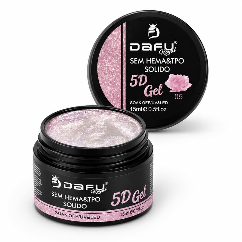 Gel Solido 5D Sem Hema Tpo Efeito Borboleta Royal Cor 05