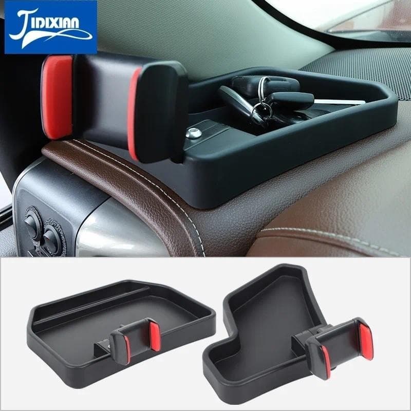 Caixa De Armazenamento Do Console Central Suporte Telefone Móvel Para Chevrolet Silverado GMC Sierra 2014 2015 2016 2017