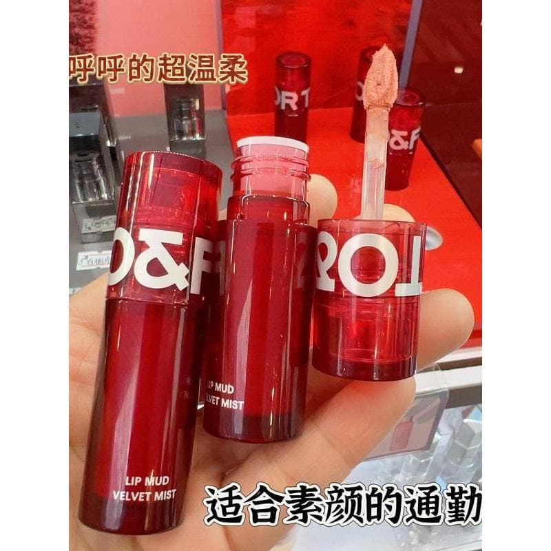Nicho veludo fosco brilho labial para e para pequeno tubo vermelho creme lama labial clareamento diário maquiagem de est