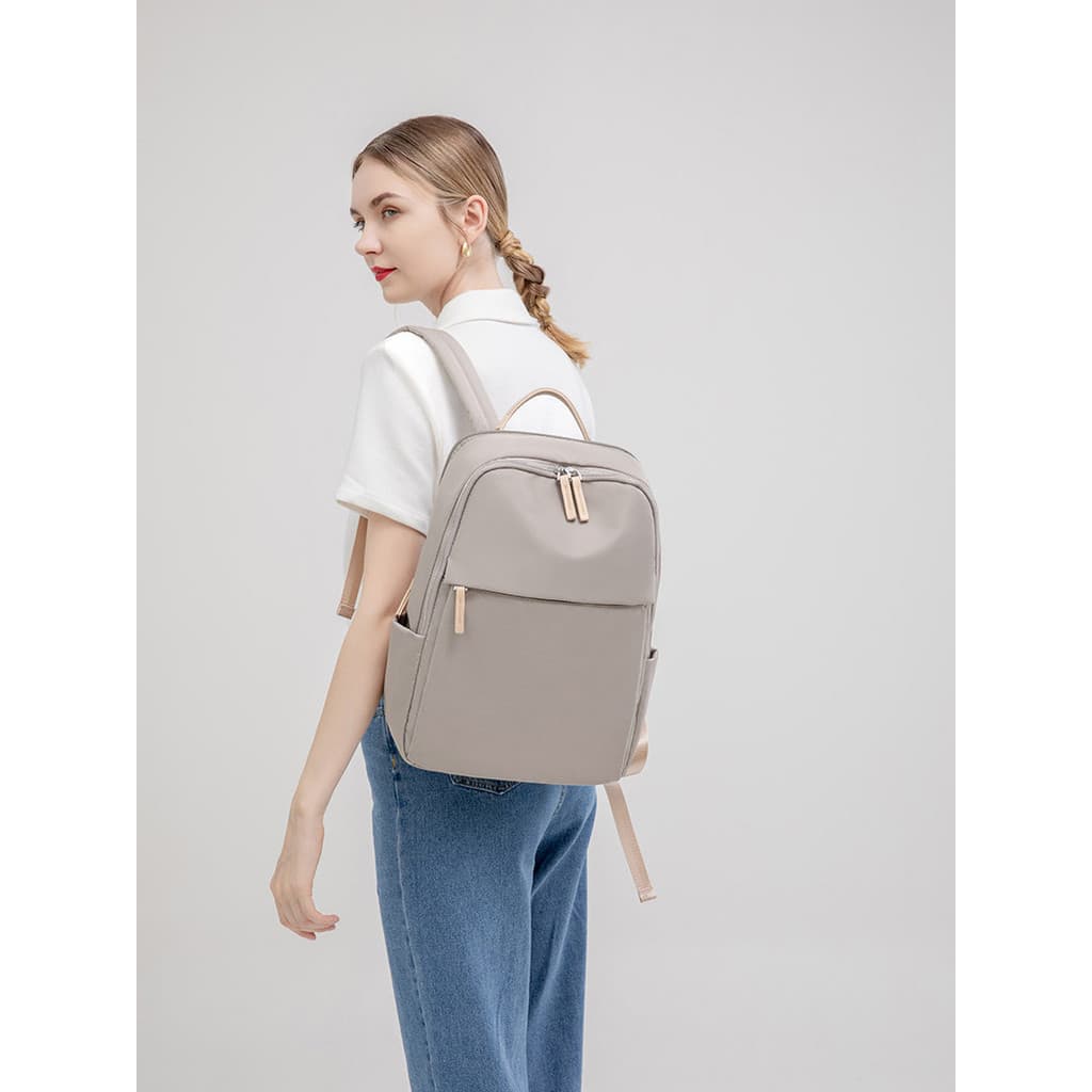 Mochila feminina novo estilo Oxford pano mochila simples estudante mochila leve saco de computador de negócios grande ca