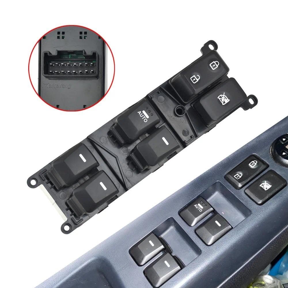 Acessórios Do Carro Interruptor De Janela Elétrica Levantador Regulador Console Controle Para Kia Rio (4 Portas) Orgulho