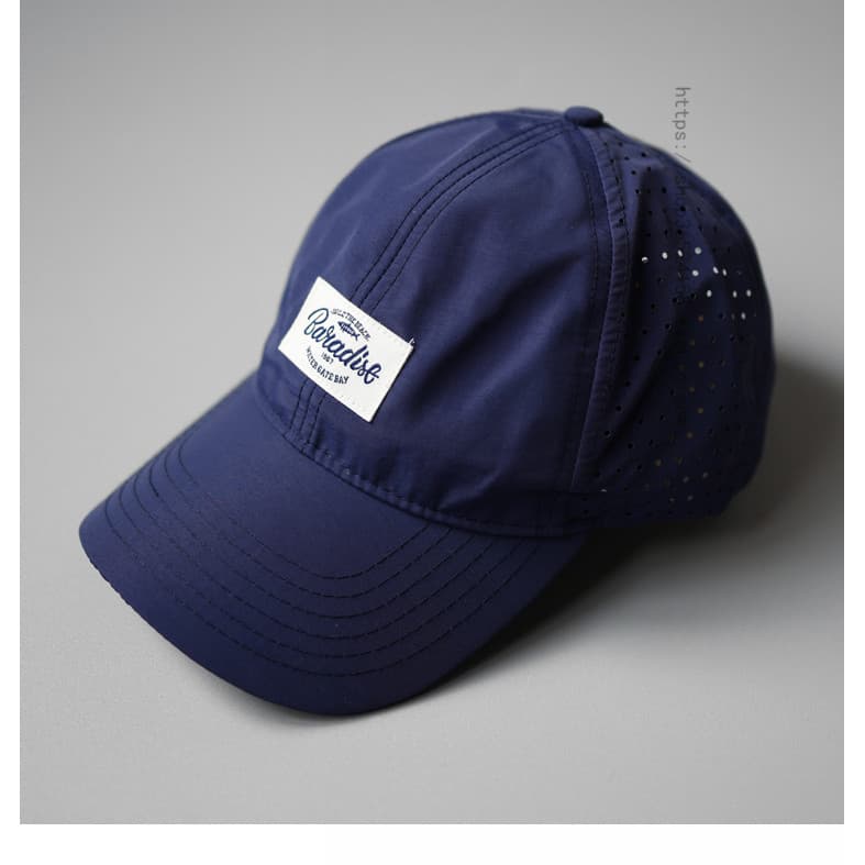 Chapéu americano feminino verão de secagem rápida boné de beisebol estilo fino guarda-sol protetor solar boné de pico ve