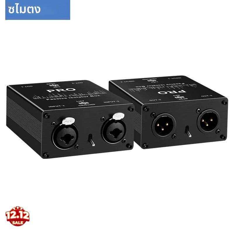 Isolador De Áudio XLR 6.5-Eliminadores De Corrente Permalloy Para Mixer De Microfone Ao Vivo