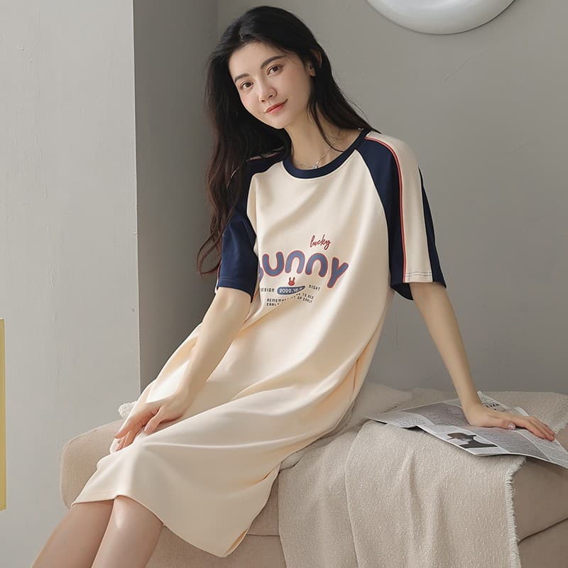 Camisola feminina verão 2023 novo estilo puro algodão de manga curta algodão primavera verão estilo simples fresco Homew