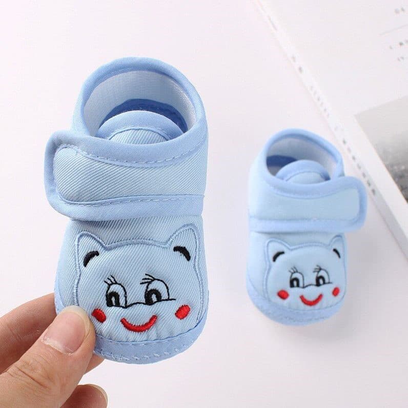 Sapatos antiderrapantes para bebês, primavera outono, algodão, sola macia, 0-14 meses, sapatos de bebê
