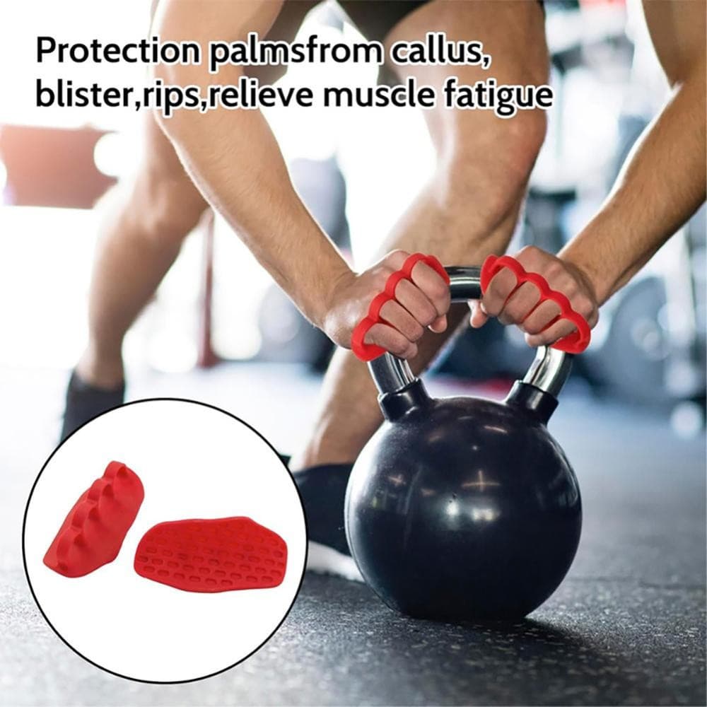 1 Par De Luvas De Silicone Para Treinamento Físico , Antiderrapante E Anti-Calos , Fortalecedor De Aperto De Qua