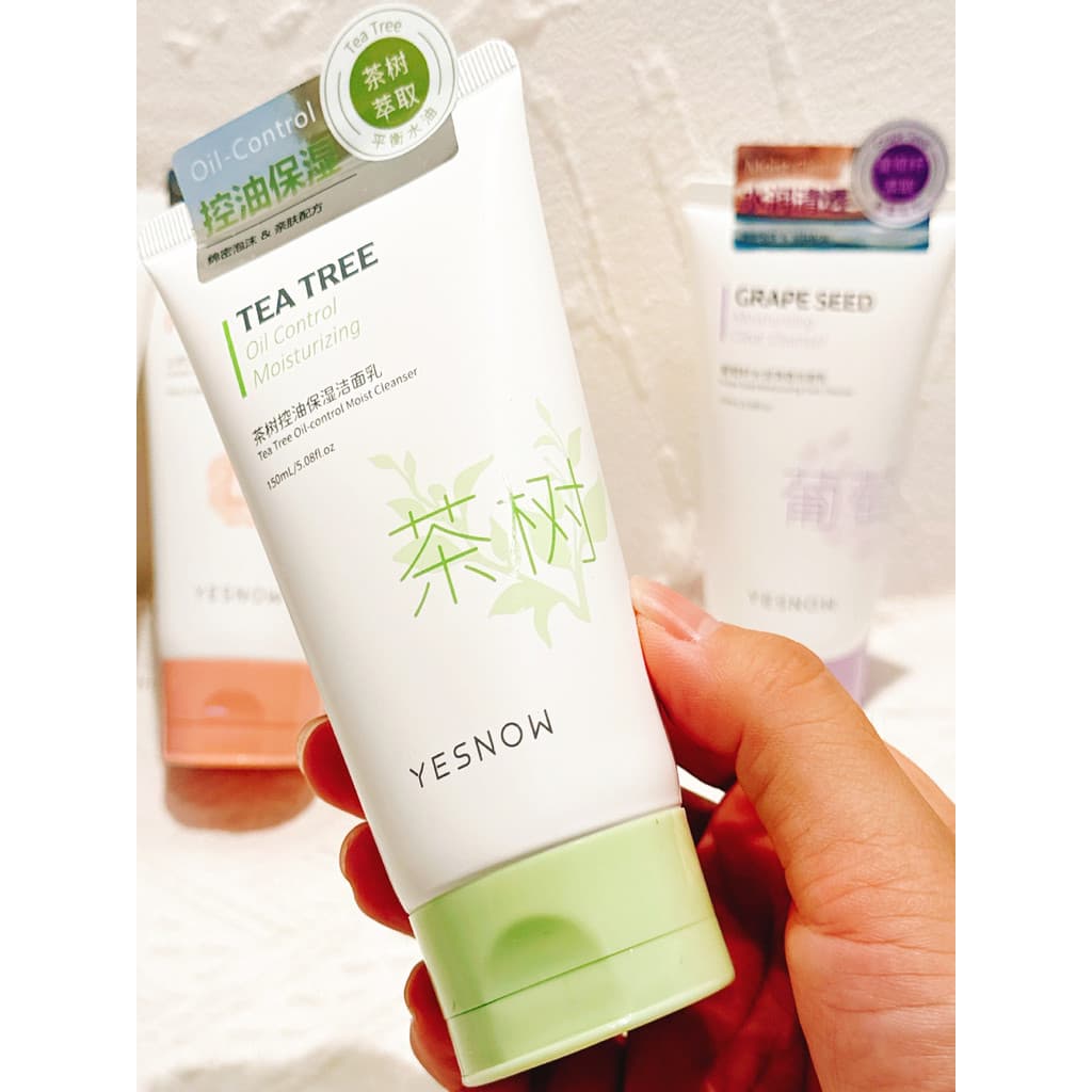 Yingxue YESNOW Novo Estilo Tea Tree Oil Control Hidratante Limpador 150ml Limpeza Hidratante Hidratante Limpador Facial