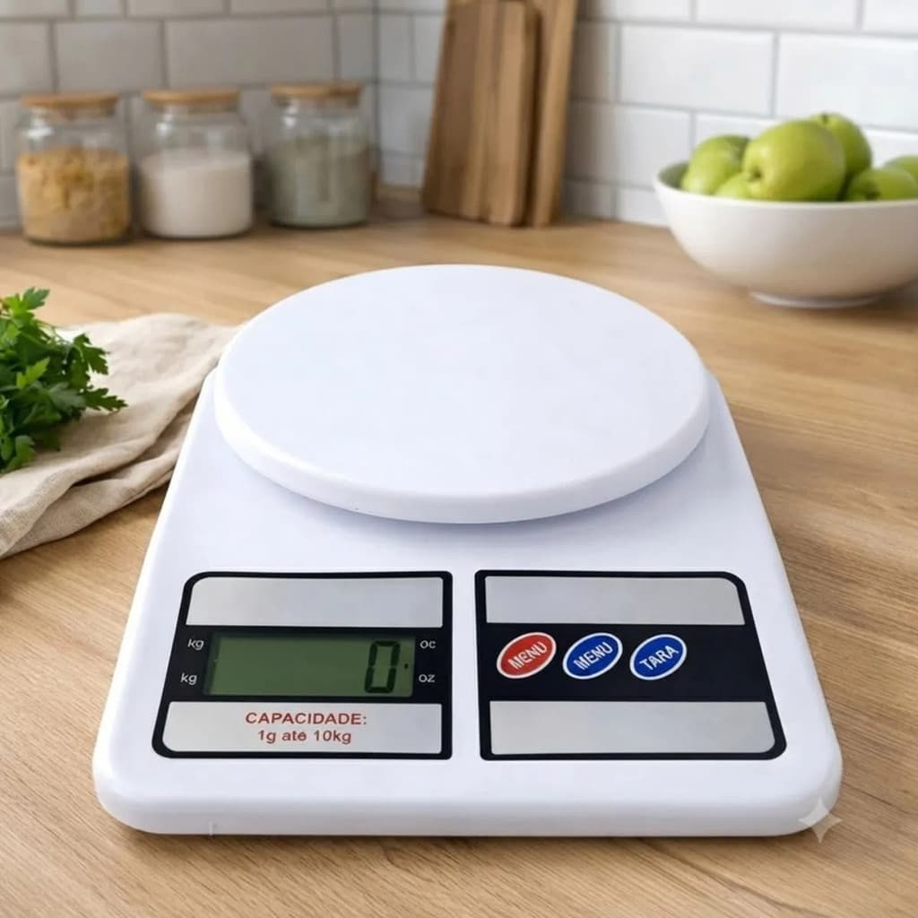 Kit 2x Balança Digital Cozinha Culinária 10kg Alta Precisão