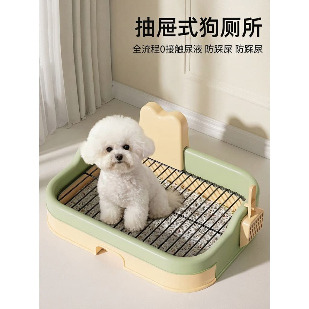 Vaso sanitário para cães, aço inoxidável, Anti-piso, caixa de areia, mictório para animais de estimação, penico urinário