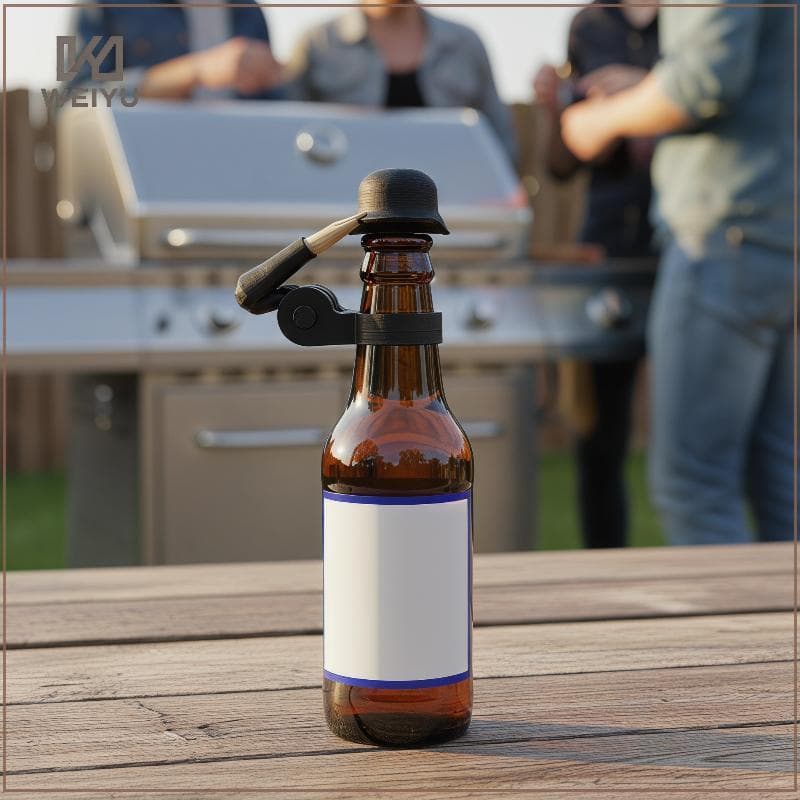 WEIYU Criativo Soldado Salute Capacete Tampa De Garrafa De Cerveja Vedação Durável De Qualidade Alimentar Para Camping B