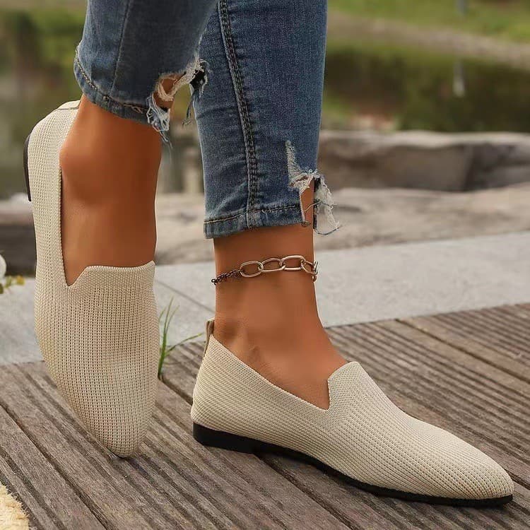 Sapatos Baixos Femininos Únicos plus size 43
