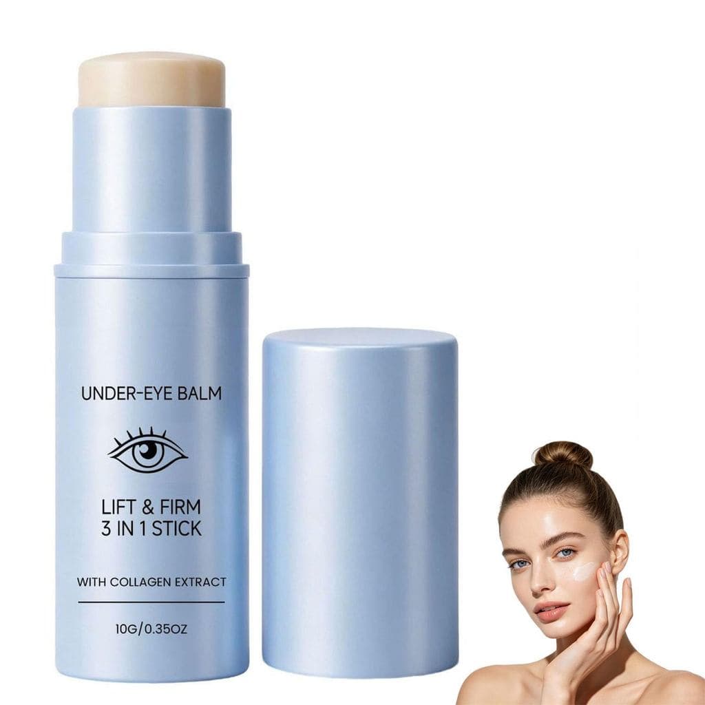 Bálsamo Coreano para a Área dos Olhos, Bastão Hidratante para os Olhos, Bálsamo Multiuso com Colágeno, Bastão Firmador e