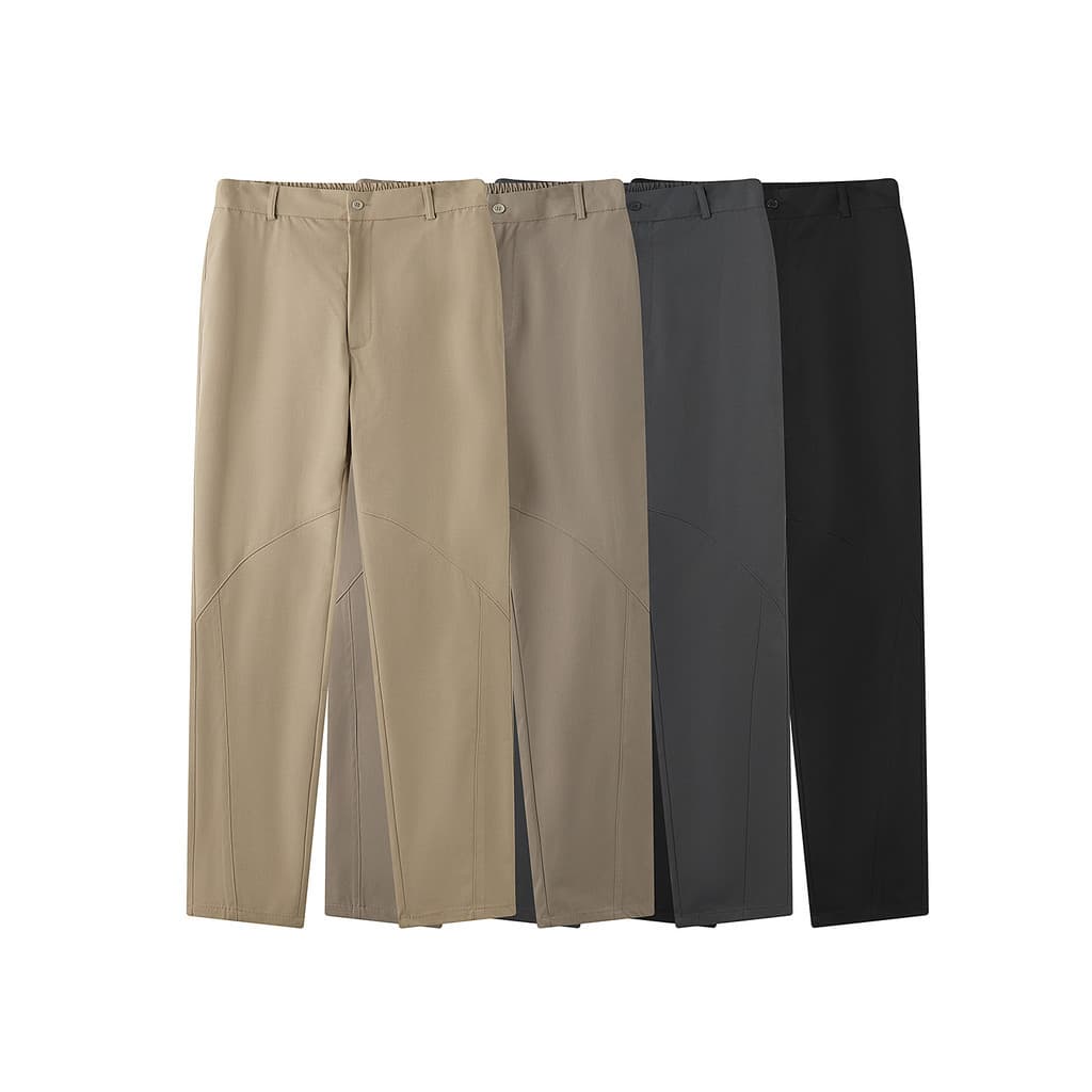 Calças casuais masculinas Slim-fit calças magras versão coreana na moda calças retas masculinas calças All-match