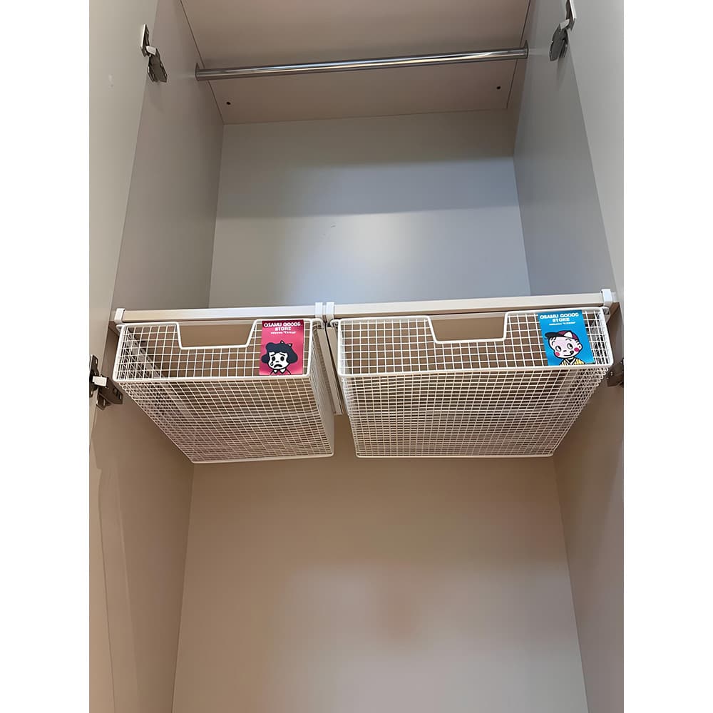Cesta suspensa baixa tão ótima invenção!Divisória pulável para guarda-roupa, armazenamento de roupas íntimas, ferramenta