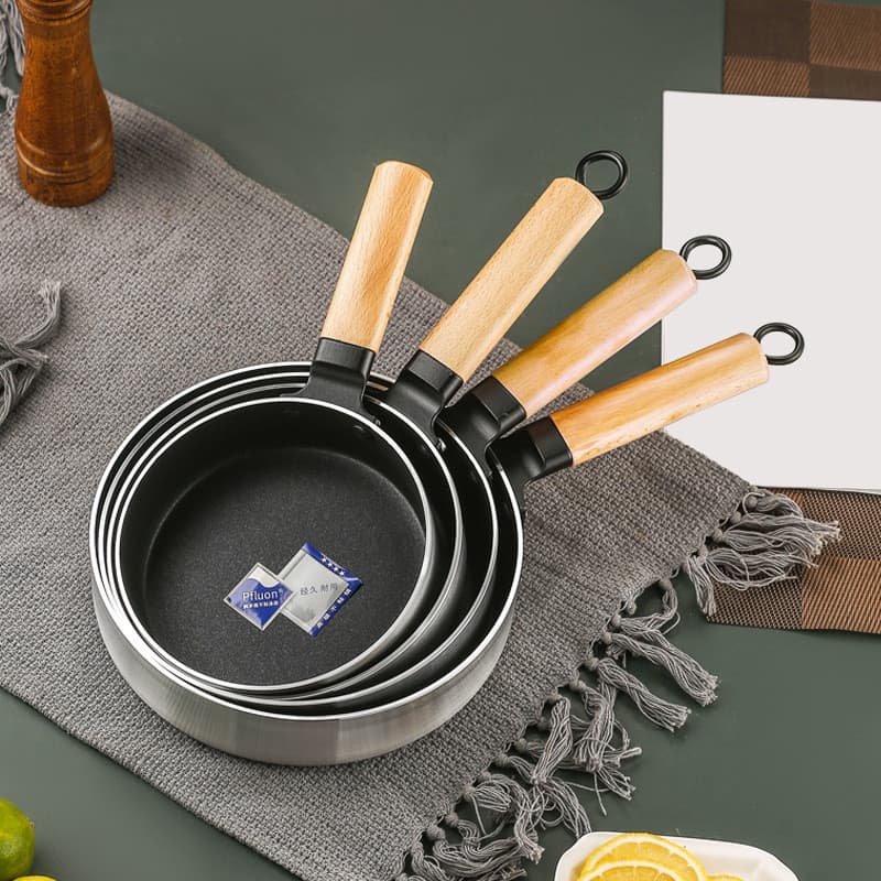 Frigideira estilo japonês Omelete Panela antiaderente Mini frigideira pequena Panela de sopa Panela de indução a gás Pan